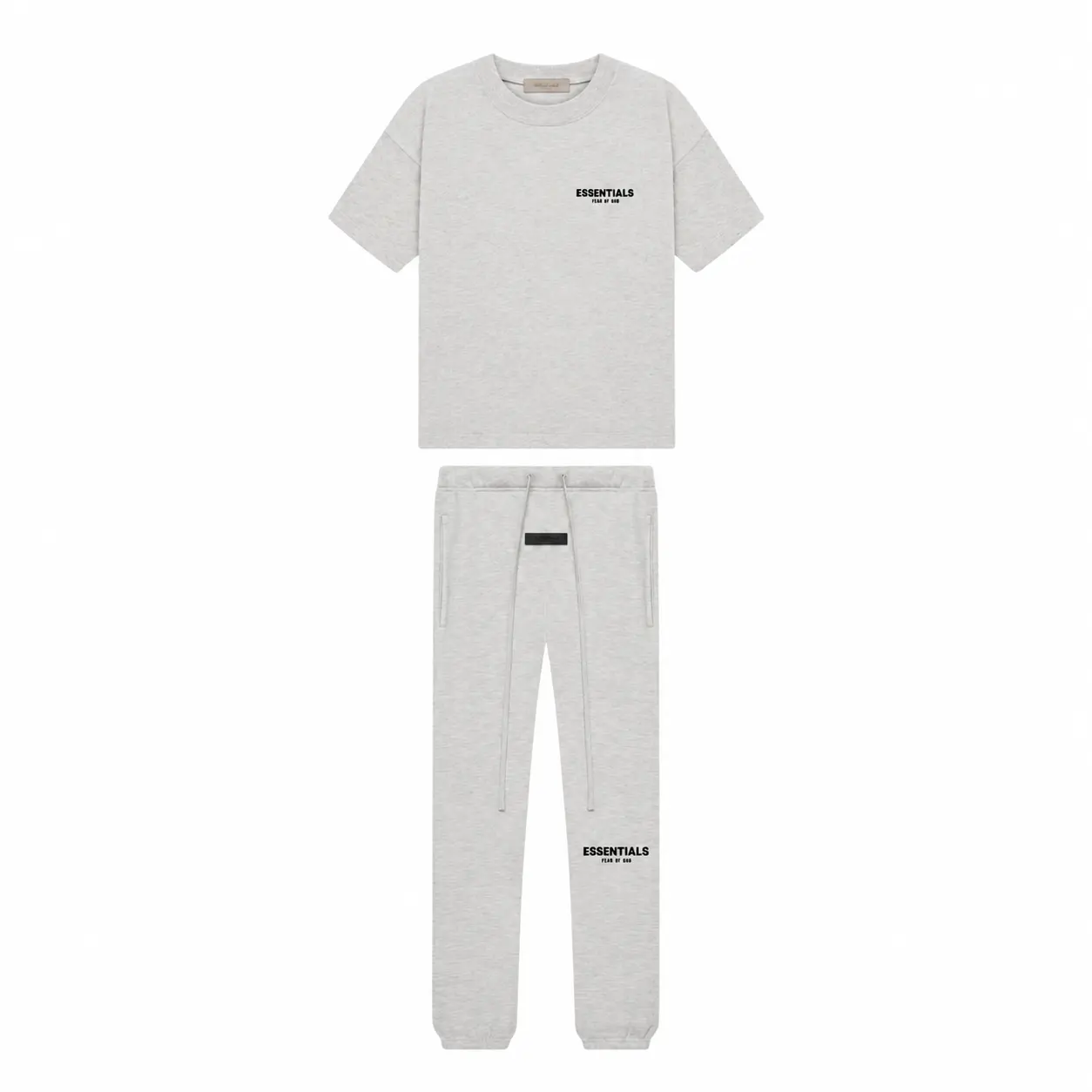 Essentials Fear of God Essentials T-Shirt & Sweatpants Set Light Oatmeal (SS22)