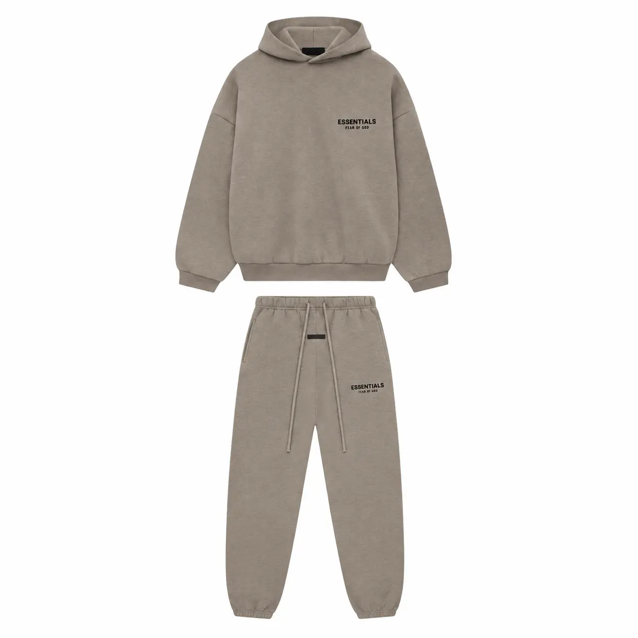 Essentials Fear of God Essentials Hoodie & Sweatpants Set Heather Gray (FW24)