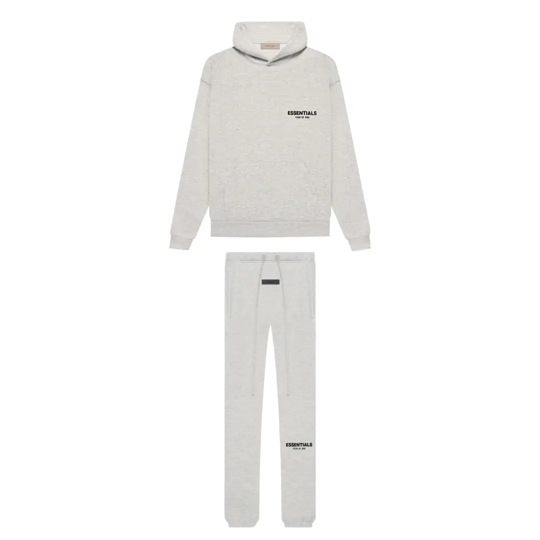 Essentials Fear of God Essentials Hoodie & Sweatpants Set Light Oatmeal (SS22)