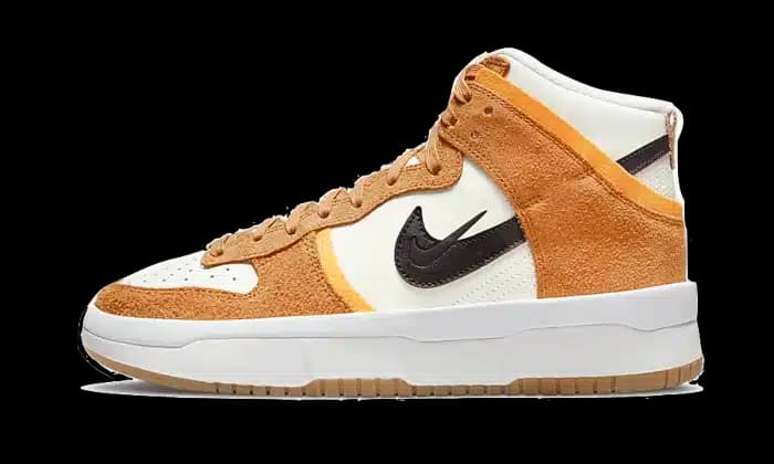 NIKE DUNK HIGH UP SAIL SUNSET PINK GLAZE RUSH MAROON (WOMEN'S)