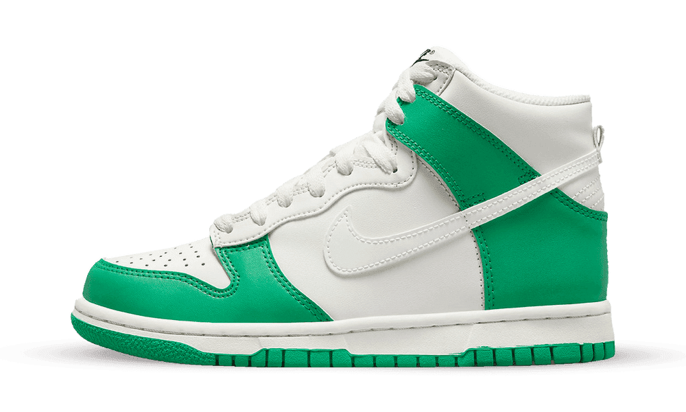 NIKE DUNK HIGH WHITE GREEN (GS)