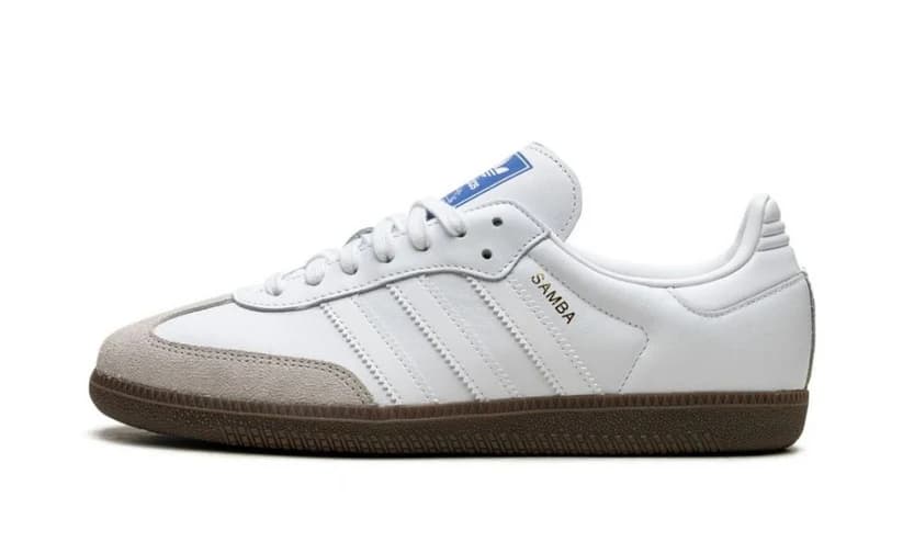 ADIDAS SAMBA CLOUD WHITE BLUE GUM