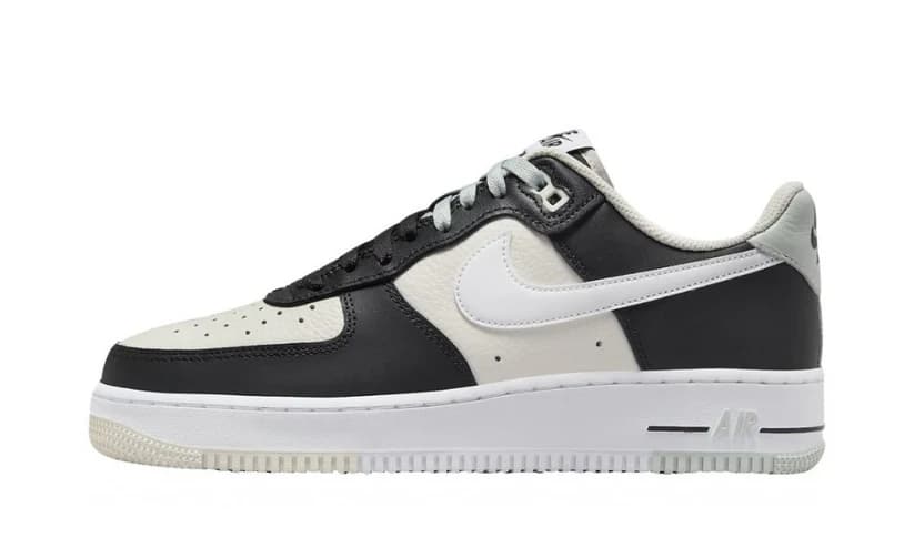 NIKE AIR FORCE 1 LOW '07 LV8 SPLIT BLACK PHANTOM
