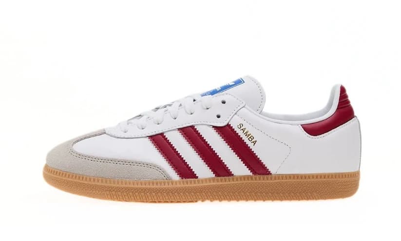 ADIDAS SAMBA OG WHITE BURGUNDY GUM
