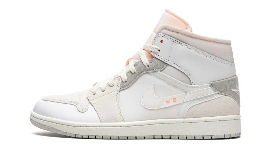 AIR JORDAN 1 MID CRAFT INSIDE OUT WHITE