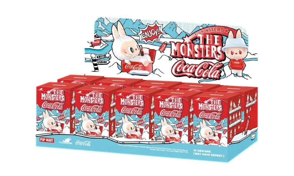 POP MART THE MONSTERS LABUBU COCA-COLA SERIES SEALED CASE (10 BLIND BOX)