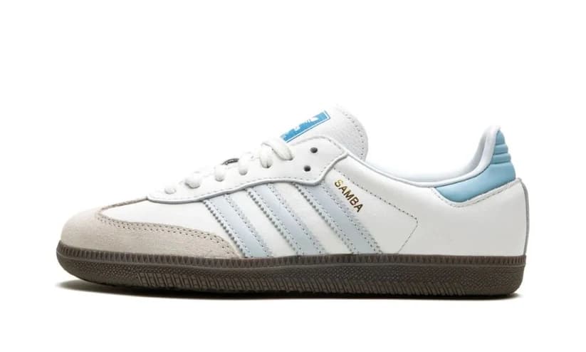 ADIDAS SAMBA OG WHITE HALO BLUE