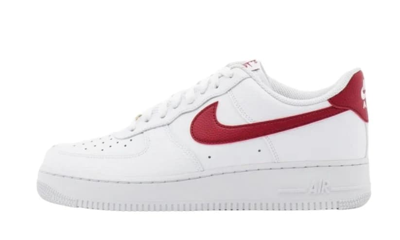 NIKE AIR FORCE 1 LOW WHITE TEAM RED