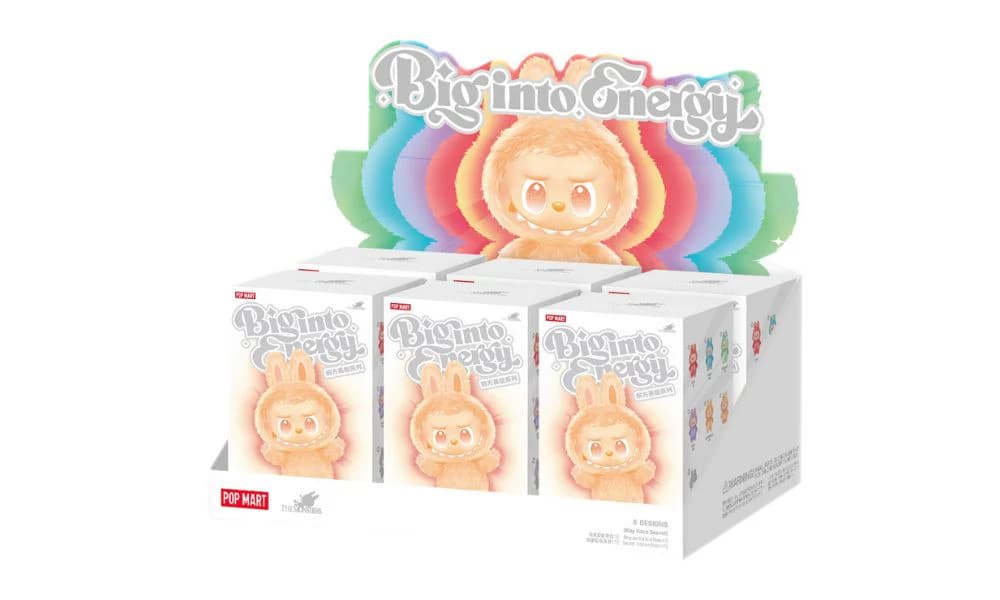 POP MART LABUBU THE MONSTERS BIG INTO ENERGY SERIES VINYL PLUSH PENDANT SEALED CASE (6 BLIND BOX)