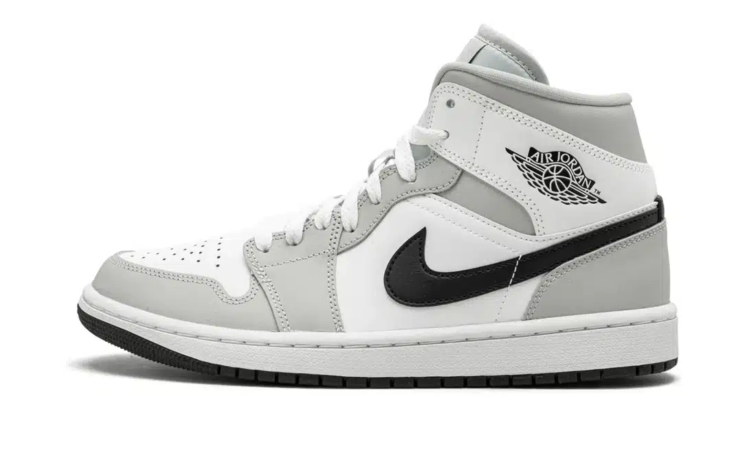 AIR JORDAN 1 MID LIGHT SMOKE GREY (W)