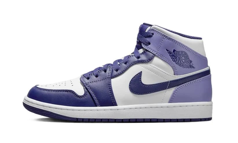 AIR JORDAN 1 MID BLUEBERRY SKY J PURPLE