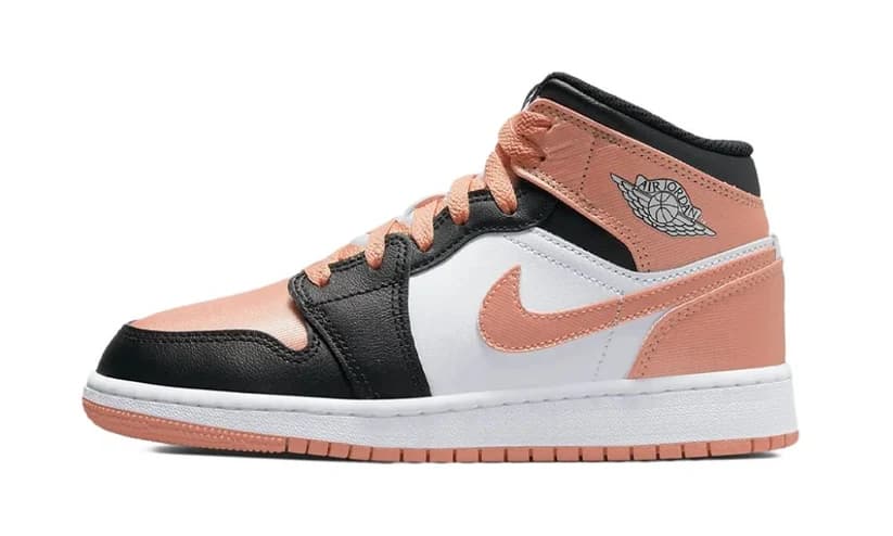 AIR JORDAN 1 MID LIGHT MADDER ROOT (GS)