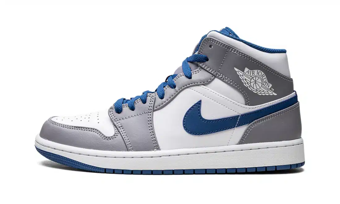 AIR JORDAN 1 MID TRUE BLUE