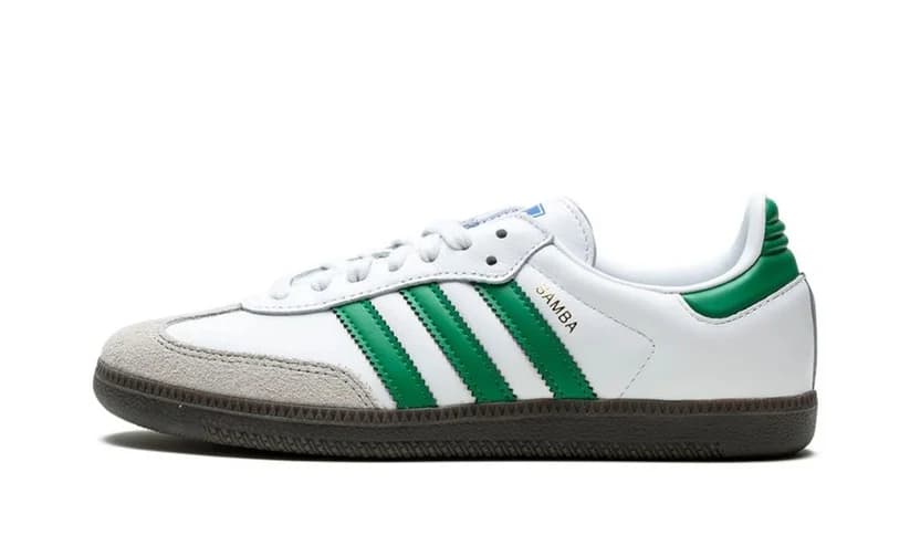 ADIDAS SAMBA OG FOOTWEAR WHITE GREEN