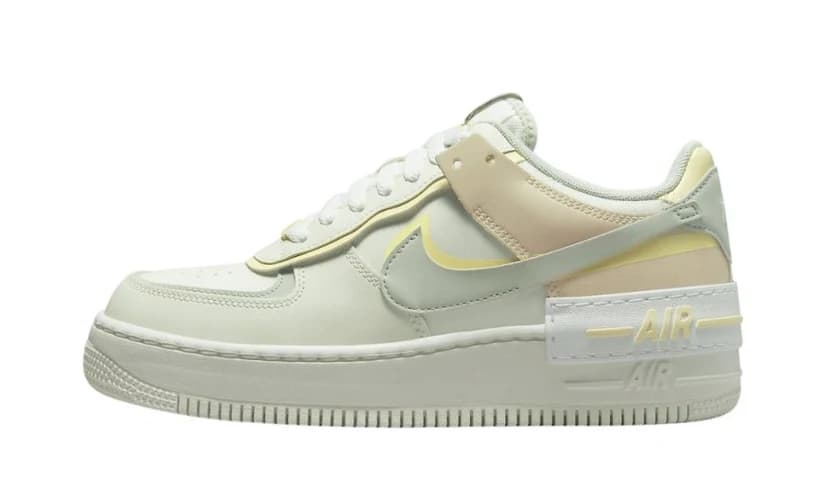 NIKE AIR FORCE 1 LOW SHADOW SAIL LIGHT SILVER CITRON TINT (W)