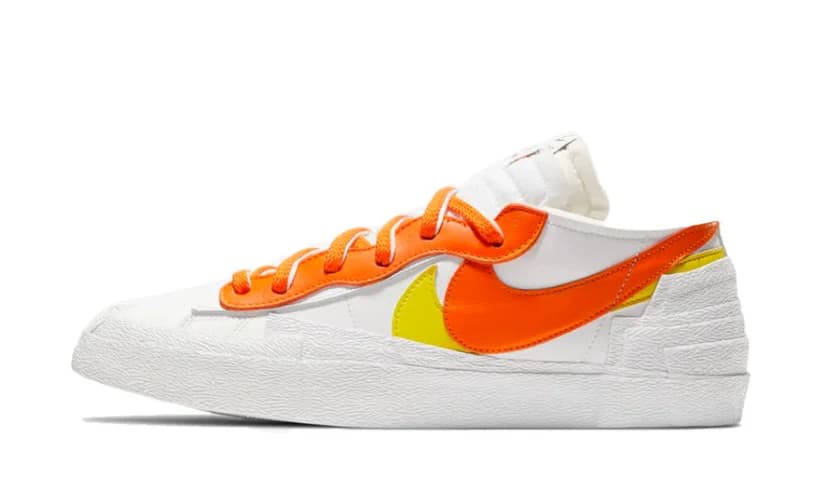 NIKE BLAZER LOW SACAI WHITE MAGMA ORANGE