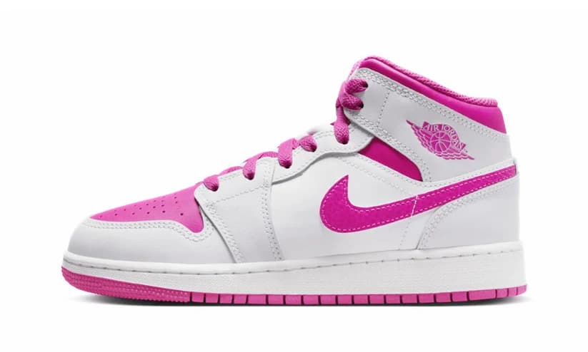 AIR JORDAN 1 MID FIRE PINK (GS)