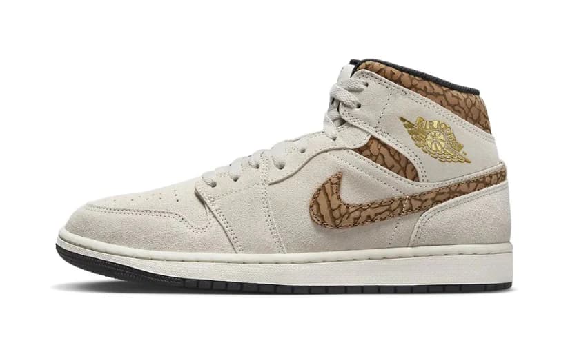 AIR JORDAN 1 MID SE BROWN ELEPHANT