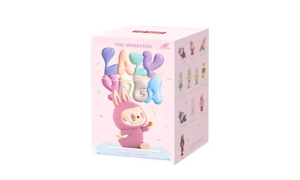 POP MART LABUBU THE MONSTERS LAZY YOGA SERIES FIGURES SINGLE BLIND BOX