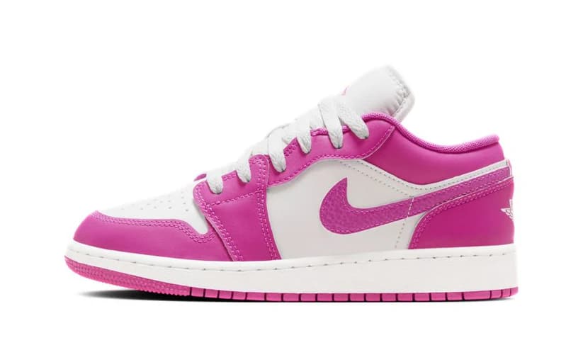 AIR JORDAN 1 LOW FIRE PINK (GS)