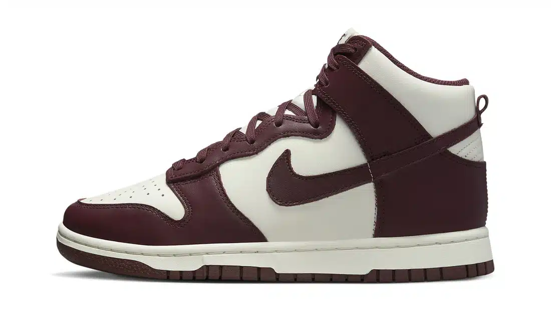NIKE DUNK HIGH BURGUNDY CRUSH (W)