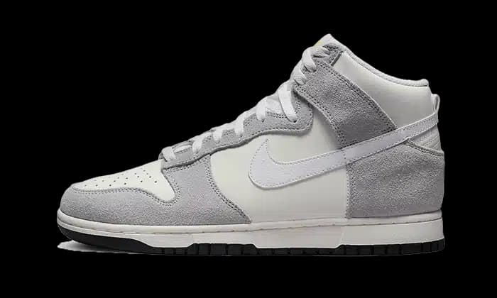 NIKE DUNK HIGH RETRO SAIL PURE PLATINUM BLACK WHITE