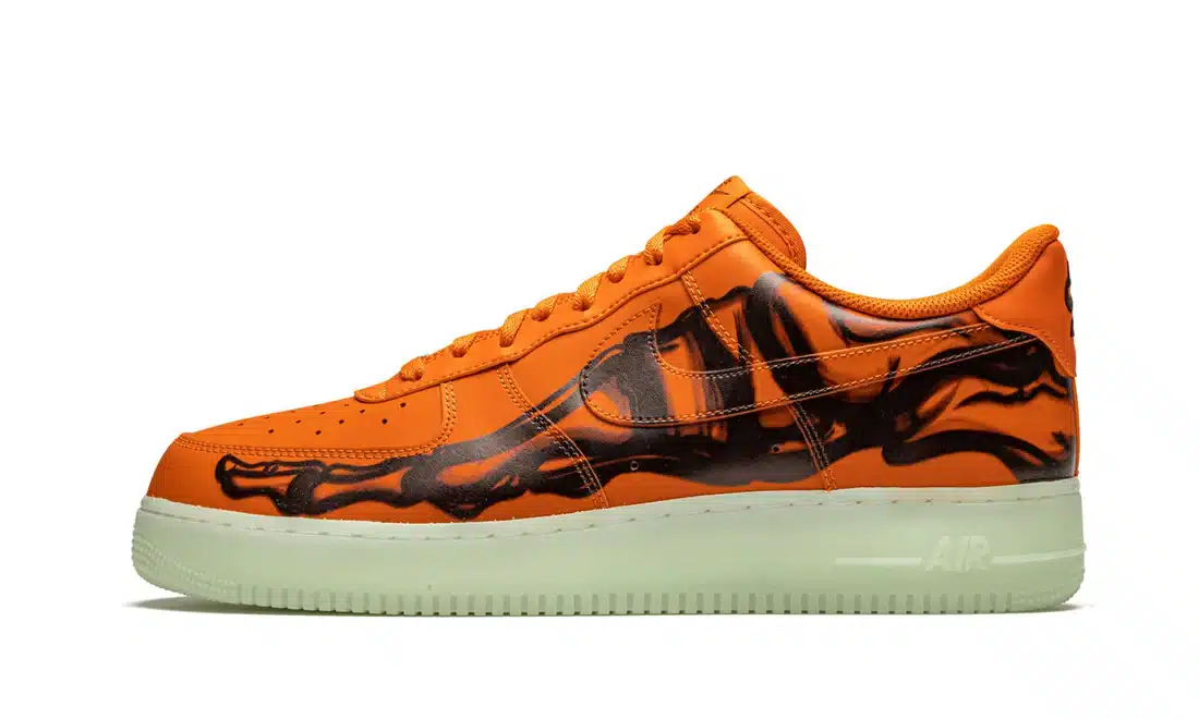 NIKE AIR FORCE 1 LOW ORANGE SKELETON