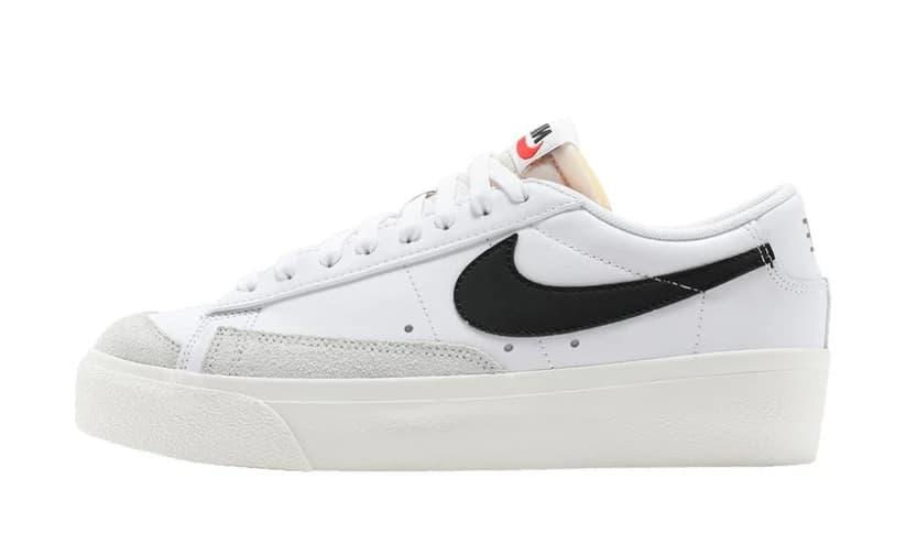 NIKE BLAZER LOW PLATFORM WHITE BLACK (W)