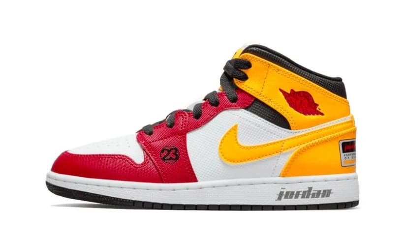 AIR JORDAN 1 MID SE MOTORSPORTS (GS)