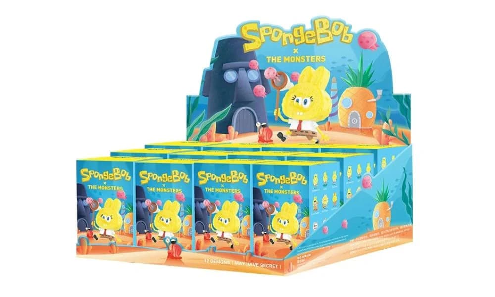 POP MART LABUBU THE MONSTERS SPONGEBOB SERIES SEALED CASE (12 BLIND BOX)