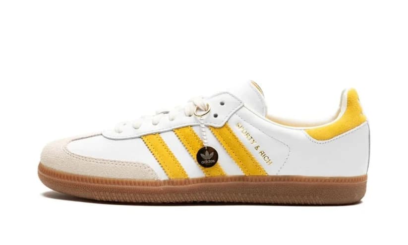 ADIDAS SAMBA SPORTY & RICH WHITE BOLD GOLD