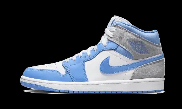 AIR JORDAN 1 MID UNIVERSITY BLUE GREY