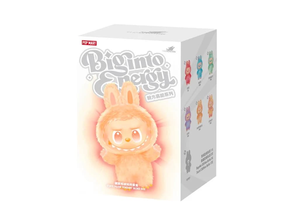 POP MART LABUBU THE MONSTERS BIG INTO ENERGY SERIES VINYL PLUSH PENDANT SINGLE BLIND BOX