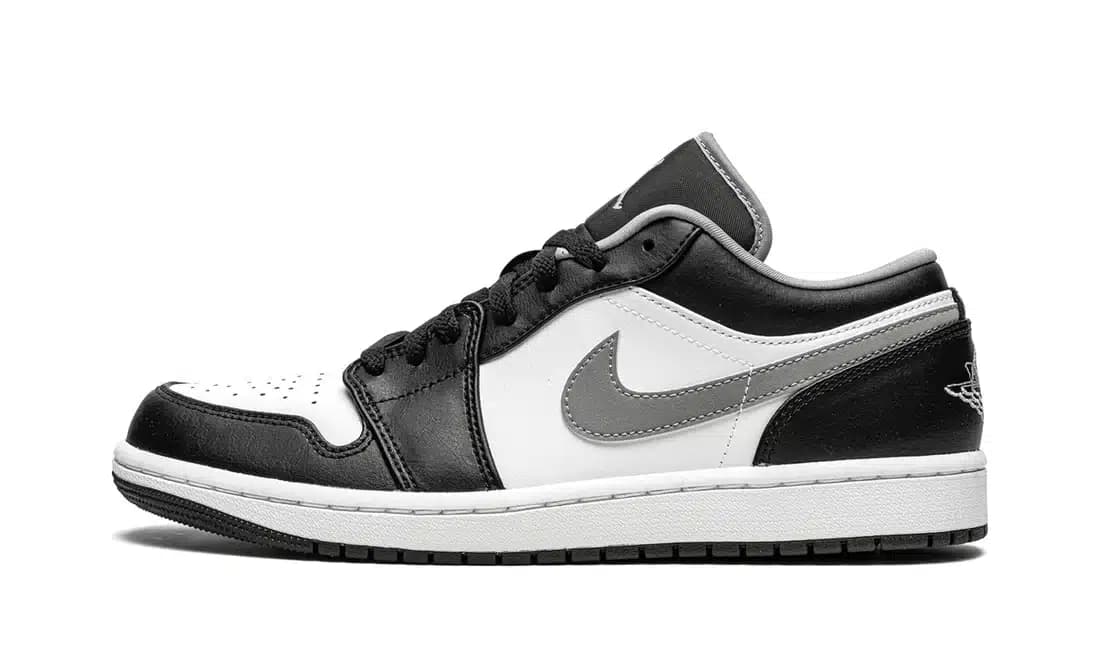 AIR JORDAN 1 LOW BLACK WHITE GREY