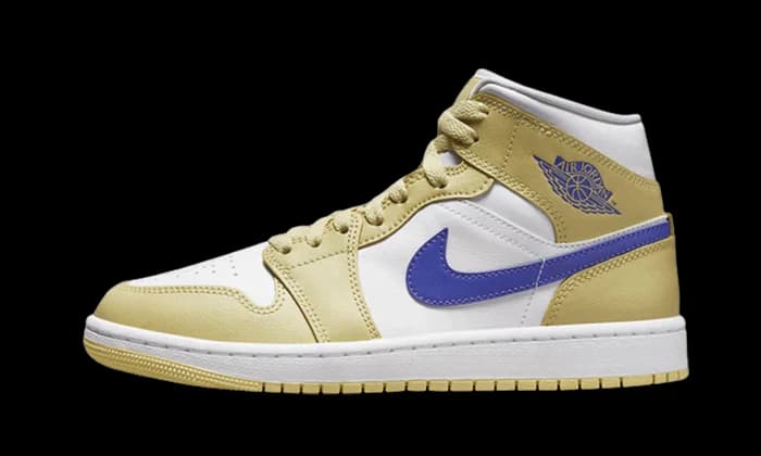 AIR JORDAN 1 MID LEMON WASH LAPIS (W)