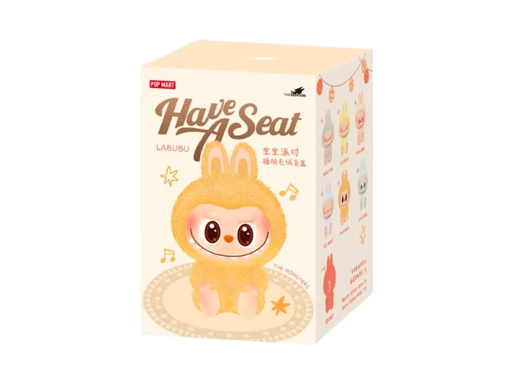 POP MART LABUBU THE MONSTERS HAVE A SEAT VINYL PLUSH BLIND BOX