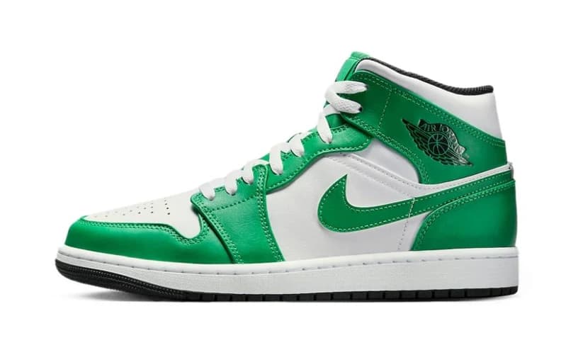 AIR JORDAN 1 MID LUCKY GREEN