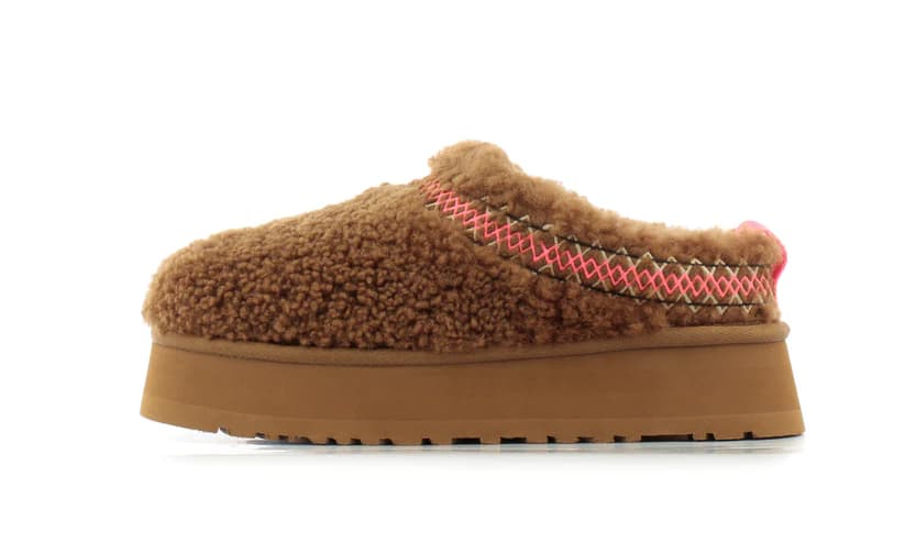 UGG TAZZ SLIPPER HERITAGE BRAID HARDWOOD