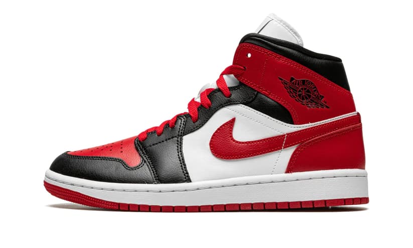 AIR JORDAN 1 MID ALTERNATE BRED TOE (W)