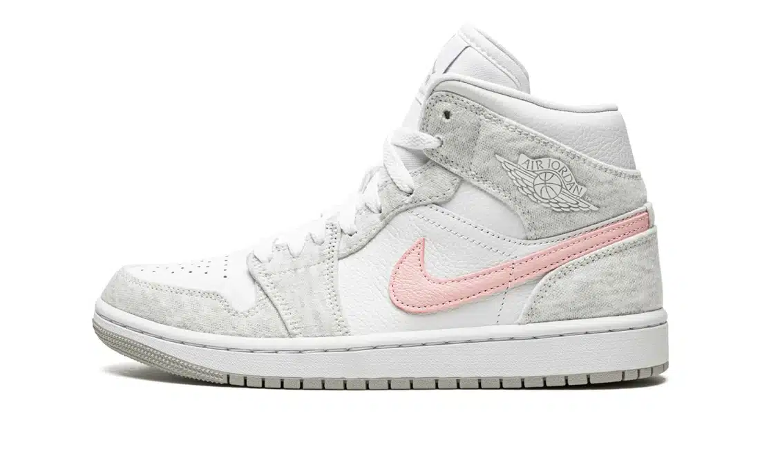AIR JORDAN 1 MID LIGHT IRON ORE (W)