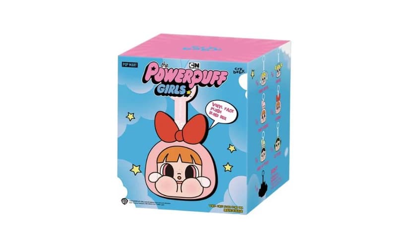 POP MART CRYBABY X POWERPUFF GIRLS SERIES VINYL FACE PLUSH BLIND BOX