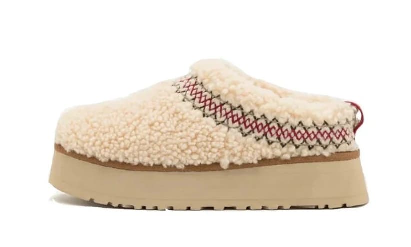 UGG TAZZ SLIPPER BRAID NATURAL