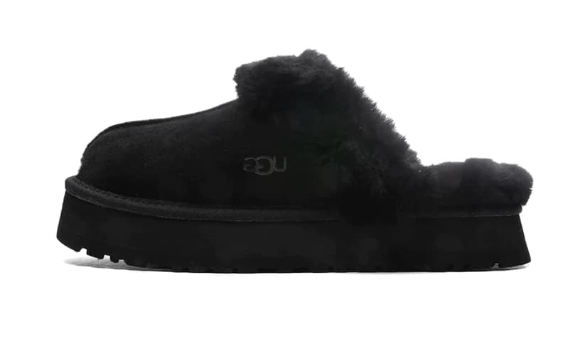 UGG DISQUETTE SLIPPER BLACK (W)