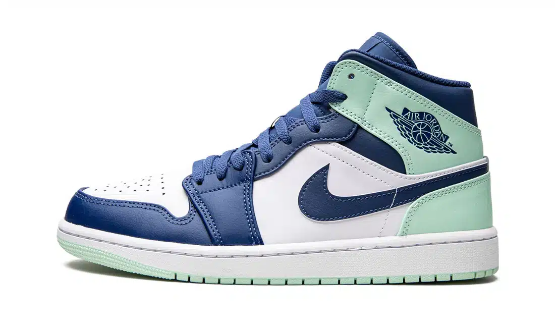AIR JORDAN 1 MID MYSTIC NAVY
