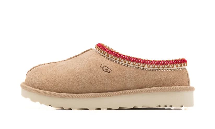 UGG TASMAN SLIPPER SAND DARK CHERRY (W)