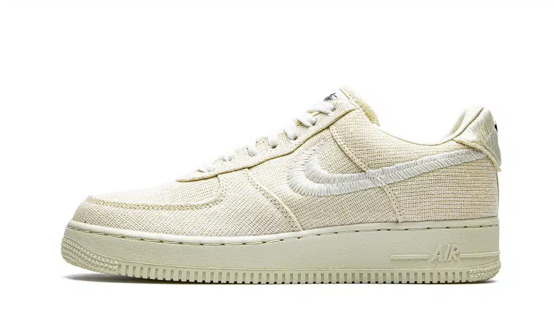 NIKE AIR FORCE 1 LOW STUSSY FOSSIL CANVAS | Tekkies Store